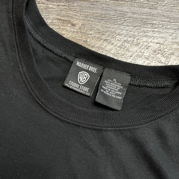 Vintage Batman Shirt Size XL Black 90's Pockeet Tee 1997 Warner Bros KC - Picture 3 of 4